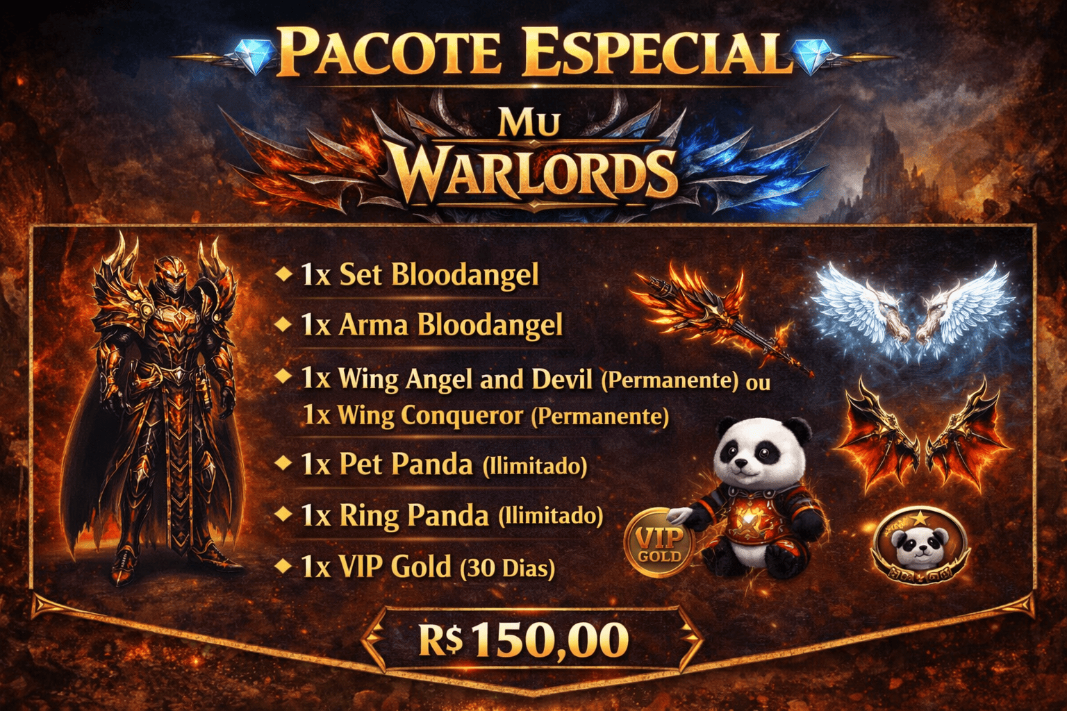 [PROMOÇÃO] PACOTE ESPECIAL